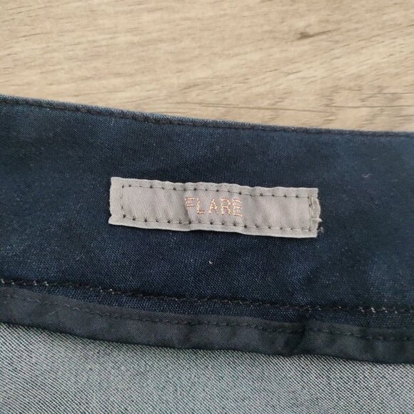 Melissa McCartney Seven7 Flare Jeans Women's Size 16 Dark Blue - Picture 4 of 14